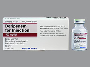 DORIPENEM 500 MG VIAL