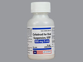 CEFADROXIL 500 MG/5 ML SUSP