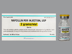 NAFCILLIN 2 GM VIAL