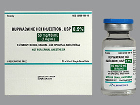 BUPIVACAINE 0.5% VIAL