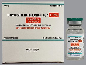 BUPIVACAINE 0.75% VIAL