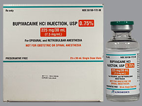 BUPIVACAINE 0.75% VIAL