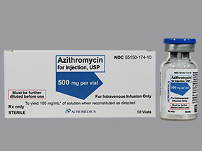 AZITHROMYCIN I.V. 500 MG VIAL