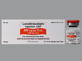 LEVETIRACETAM 500 MG/5 ML VIAL