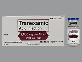 TRANEXAMIC ACID 1,000 MG/10 ML