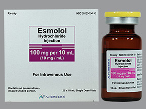 ESMOLOL HCL 100 MG/10 ML VIAL