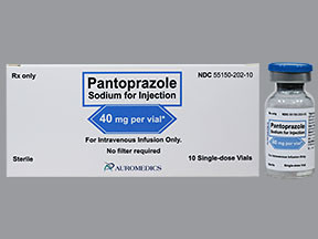 PANTOPRAZOLE SODIUM 40 MG VIAL