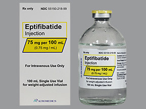 EPTIFIBATIDE 75 MG/100 ML VIAL