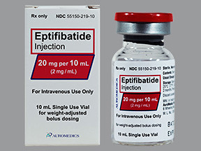 EPTIFIBATIDE 20 MG/10 ML VIAL