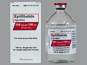 EPTIFIBATIDE 200 MG/100 ML VL