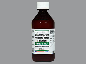 ESCITALOPRAM OXALATE 5 MG/5 ML