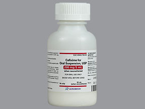 CEFIXIME 200 MG/5 ML SUSP