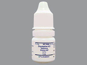 OLOPATADINE HCL 0.1% EYE DROPS