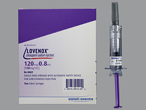 LOVENOX 120 MG/0.8 ML SYRINGE