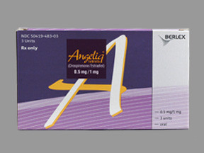 ANGELIQ 0.5 MG-1 MG TABLET