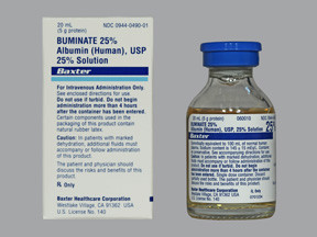 BUMINATE 25% IV SOLUTION