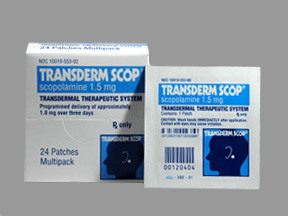 TRANSDERM-SCOP 1.5 MG/3 DAY