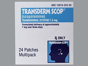 TRANSDERM-SCOP 1.5 MG/3 DAY