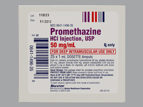 PROMETHAZINE 50 MG/ML AMPUL