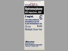 HYDROMORPHONE 2 MG/ML VIAL