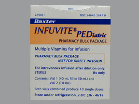 INFUVITE PEDIATRIC BULK VIAL