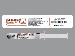 MIDAZOLAM 2 MG/2 ML SYRINGE