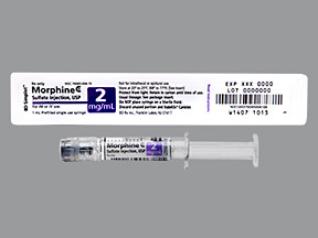 MORPHINE 2 MG/ML SYRINGE