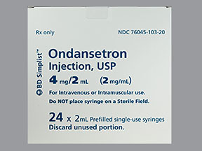 ONDANSETRON HCL 4 MG/2 ML SYR