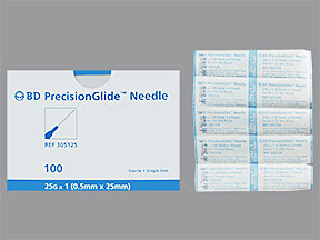 BD PRECISIONGLIDE NEEDLE 25G