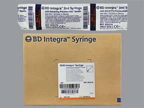 BD INTEGRA SYRINGE 3 ML 25GX1"