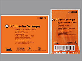 BD INSULIN SYR 1 ML 28GX1/2"