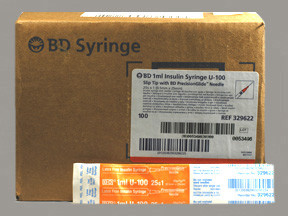 BD INSULIN SYR 1 ML 25GX1"