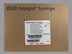 BD INTEGRA SYR 3 ML 25GX5/8"