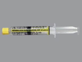 HEPARIN FLUSH 500 UNITS/5 ML (100 UNITS/ML) SYRINGE