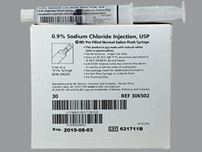 NORMAL SALINE FLUSH SYRINGE