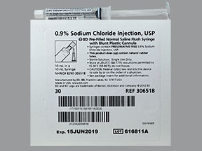 NORMAL SALINE FLUSH SYRINGE