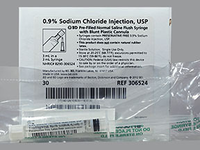 NORMAL SALINE FLUSH SYRINGE