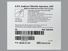 NORMAL SALINE FLUSH SYRINGE