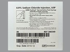 NORMAL SALINE FLUSH SYRINGE