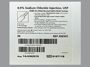 NORMAL SALINE FLUSH SYRINGE