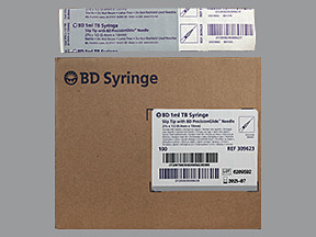 BD TB SYRINGE 27GX1/2"