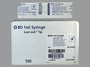 BD LUER-LOK SYRINGE 1 ML