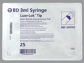 BD LUER-LOK SYRINGE 3 ML