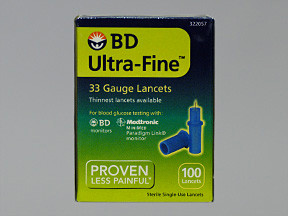 BD ULTRA-FINE 33G LANCETS