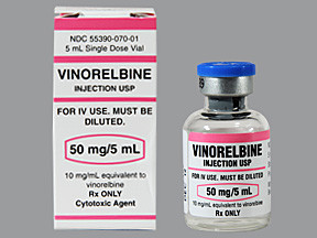 VINORELBINE 50 MG/5 ML VIAL