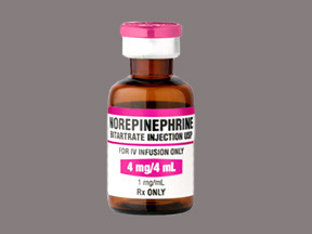 NOREPINEPHRINE 1 MG/ML VIAL