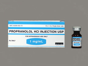 PROPRANOLOL 1 MG/ML VIAL