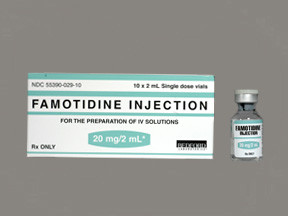 FAMOTIDINE 20 MG/2 ML VIAL