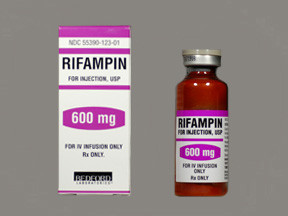 RIFAMPIN IV 600 MG VIAL