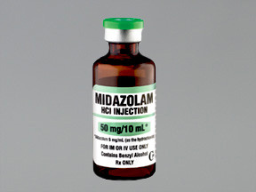 MIDAZOLAM HCL 5 MG/ML VIAL